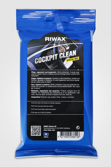 Riwax Cockpit Clean Special mat Flow-Pack (15 doekjes per flowpack)