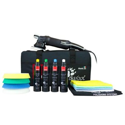 RUPES BIGFOOT 15 MM LHR15 III DLX MARK III MK3 EXCENTRISCHE POLIJSTMACHINE DELUXE KIT 15 ITEMS