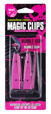 voodoo ride magic clips bubble gum luchtverfrisser