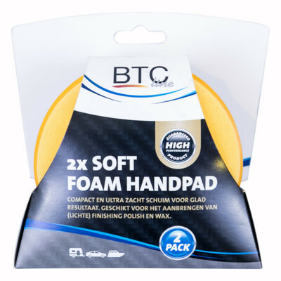 BTC LINE BLUE SOFT FOAM HANDPADS 2 STUKS